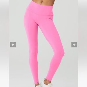 Alo Yoga Pink Airbrush Leggings